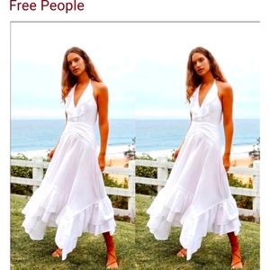 Free People Midi Ruffle Dress